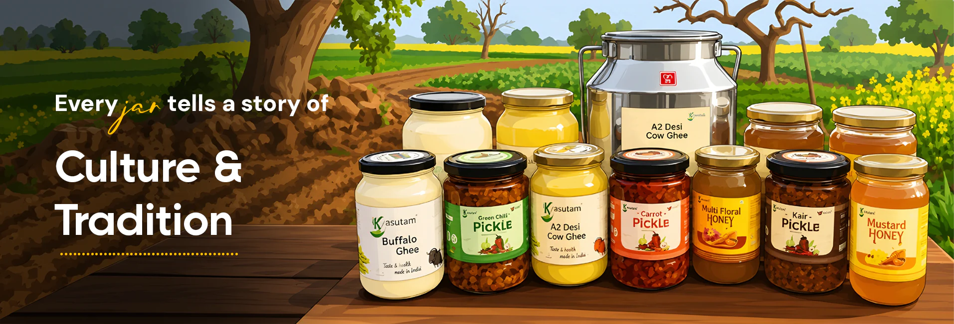 Pure Flavors, Traditionally Handcrafted